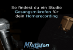 Gesangsmikrofon für Studio Titelbild