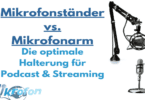 Mikrofonständer und Mikrofonarm für Tische