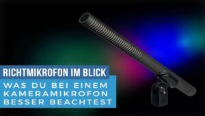 Richtmikrofon für Kameras Interviews und Reportagen