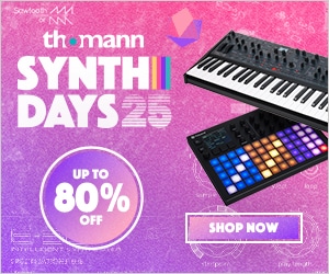 Synthesizer Angebote bei den Thomann Synth Days 2025