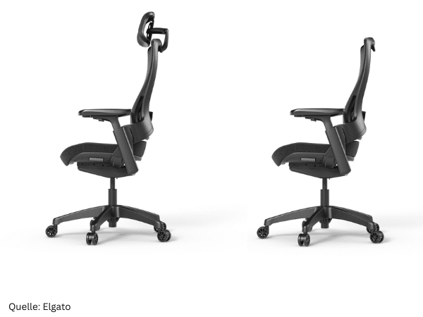 Elgato Embrace Seitenansicht Kopfstütze