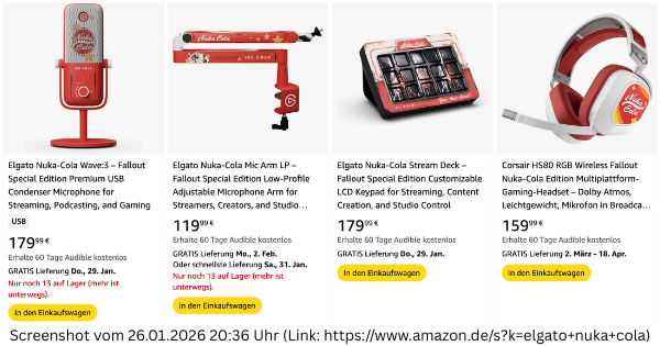 Elgato Nuka-Cola Special Edition Amazon Screenshot